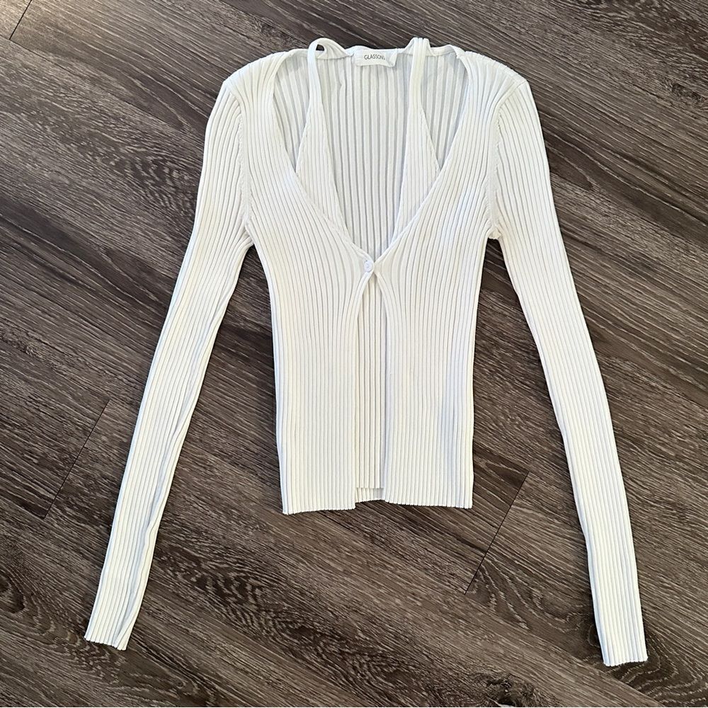 Glassons Double Layer Ribbed Cardigan